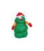 Dance christmas singing tree 28cm green/red Premier