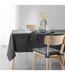 Lot de 3 Serviettes de Table Mistraline 40x40cm Anthracite-3