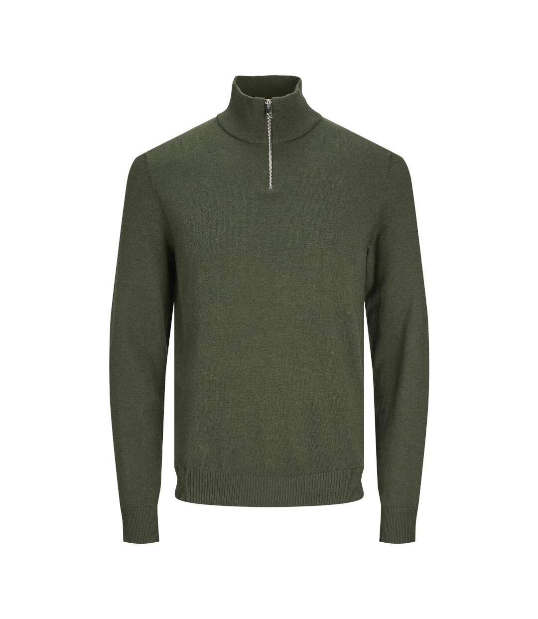 Pull kaki homme jack & jones hemil-3