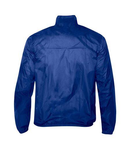 2786 Mens Contrast Lightweight Windcheater Shower Proof Jacket (Royal/ White) - UTRW2501