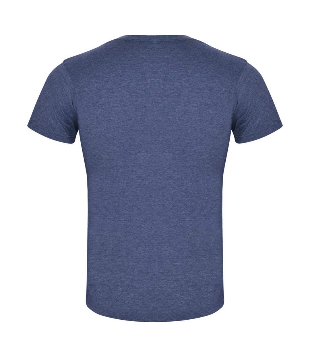 T-shirt fox homme bleu denim Roly