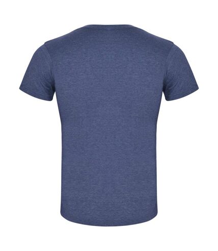 T-shirt fox homme bleu denim Roly