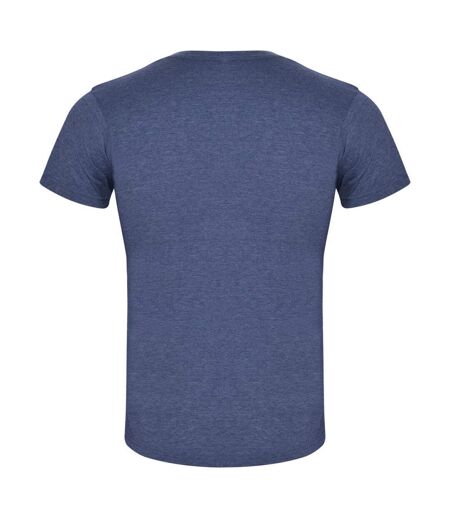 T-shirt fox homme bleu denim Roly