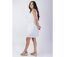 Robe courte tailleur SOLINE blanche doublée Coton Du Monde-3
