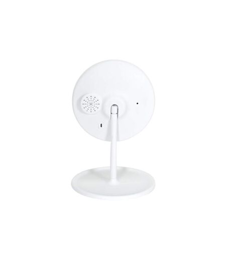 Miroir Lumineux Led Sans Fil Enceinte 26cm Blanc