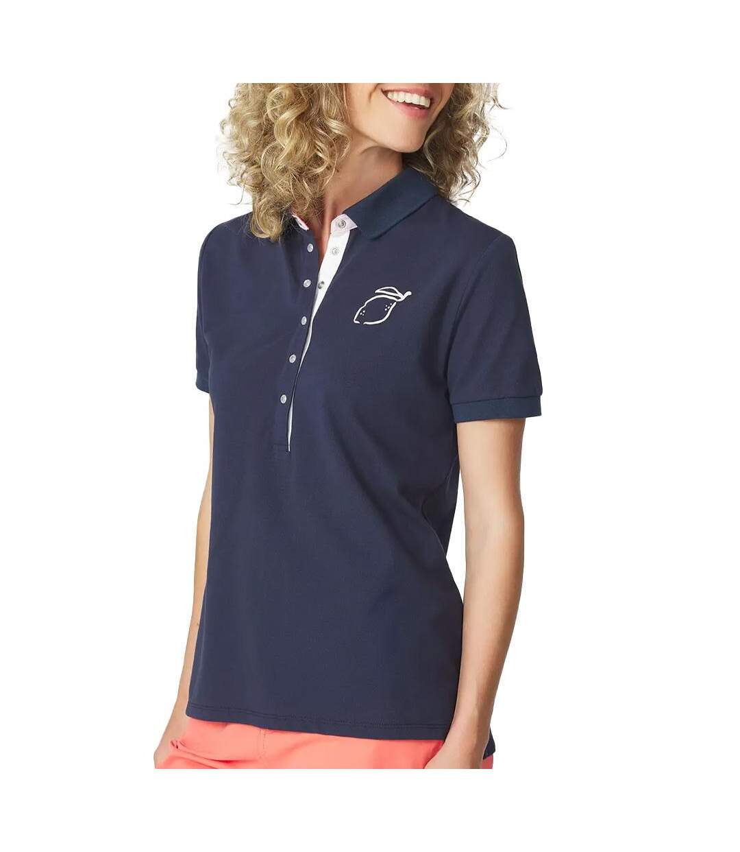 Polo marine femme tbs boniepol-1