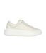 Womens/ladies Classic Textile Trainers Natural Skechers-3
