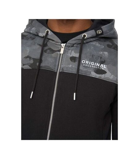 Veste À Capuche Branton Homme Noir Crosshatch