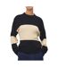 Pull noir/beige femme object bright - l-1