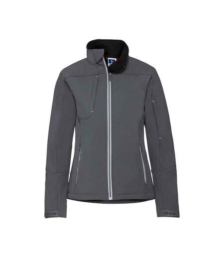 Womens/ladies bionic soft shell jacket iron Russell