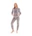 Ensemble De Pyjama Long Femme Gris Keanu-1
