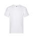 Mens original heather t-shirt white Fruit of the Loom