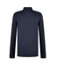 Polo Manches Longues Motif/style Logo Pirol Homme Bleu Foncé Boss-3