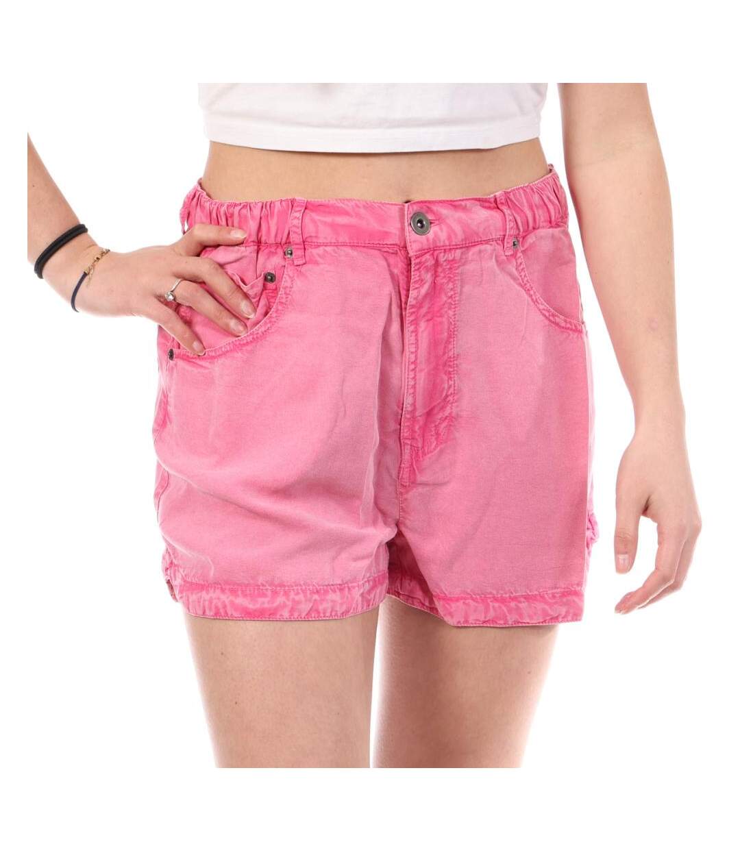 Short rose femme kaporal visare-1