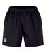 Mens Professional 2.0 Polyester Shorts Black Canterbury-1
