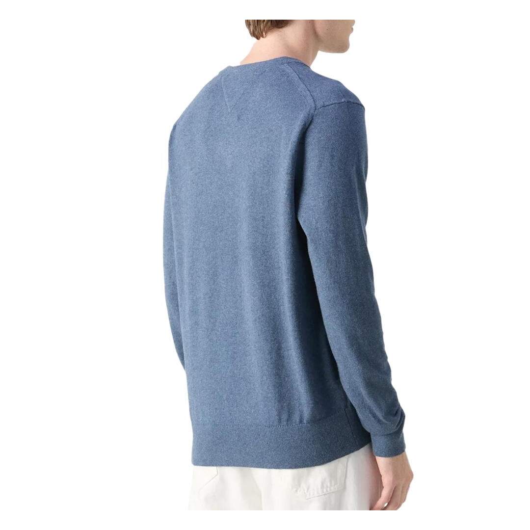 Pull Bleu Moyen Homme Tommy Hilfiger Pima - S-2