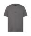T-shirt Motif/style Logo Homme Gris Boss-1