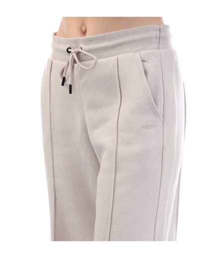 Pantalon Motif/style Embelli Femme Beige DKNY
