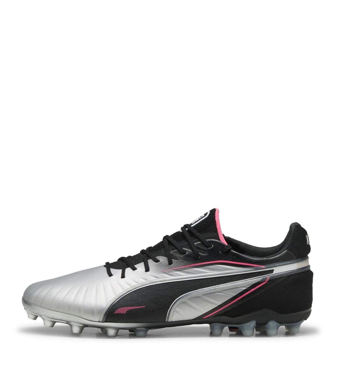 Mens King Ultimate Firm Ground Football Boots Silver Puma-2