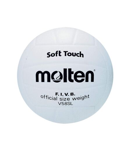 Ballon de volley-ball v58sl taille 5 blanc / noir Molten