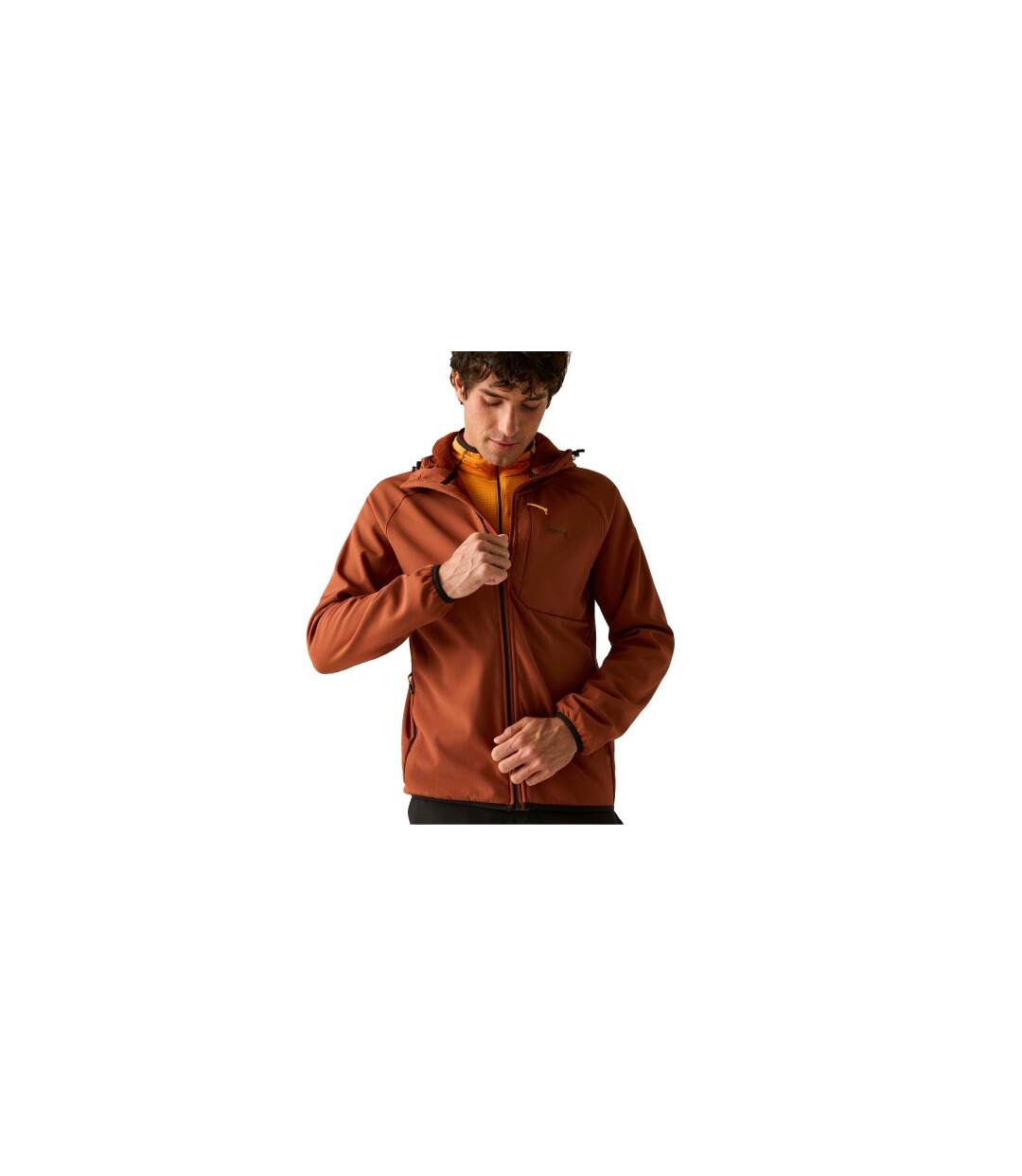 Veste Softshell Ossek Homme Rouge Brûlé Regatta-1