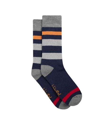 Chaussettes melville homme bleu foncé Weird Fish