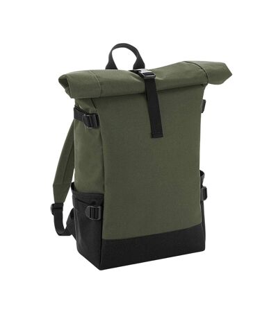 Bagbase - Sac à dos BLOCK (Vert sombre / Noir) (Taille unique) - UTBC5478