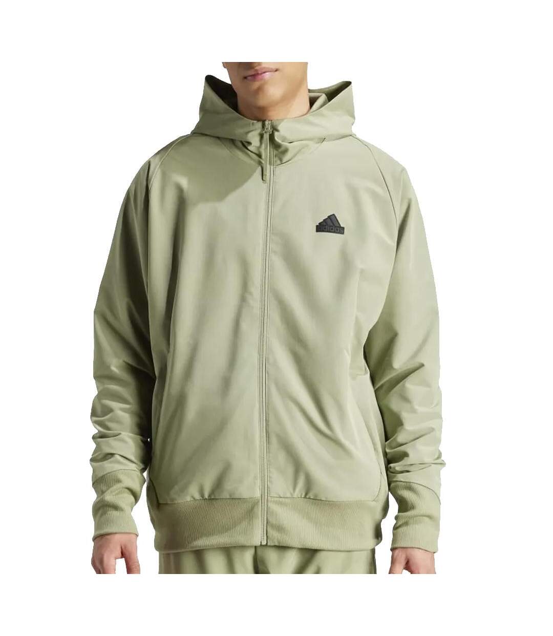 Veste de survêtement zippé kaki  homme adidas m z.n.e. wv fz-1