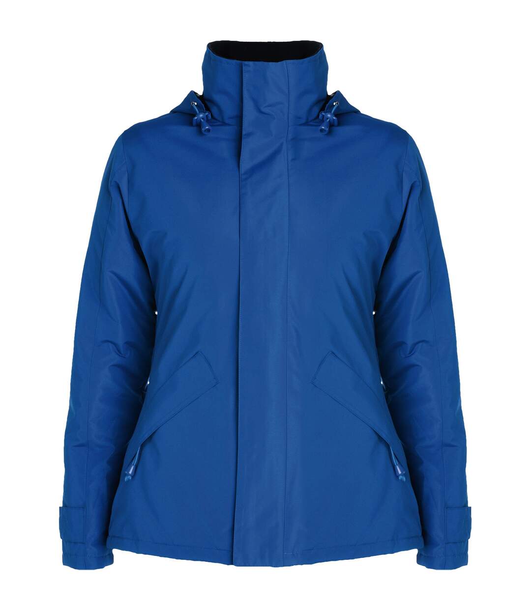 Womens/ladies Europa Slim Parka Royal Blue Roly-1