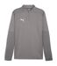 Mens Teamfinal Quarter Zip Training Fleece Top Iron Silver Puma-1