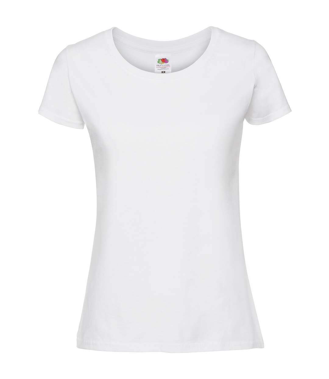 T-shirt ajusté femmes blanc Fruit of the Loom-1