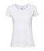 T-shirt ajusté femmes blanc Fruit of the Loom-1