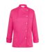 Womens/ladies Larissa Chef Jacket Pink Karlowsky-1