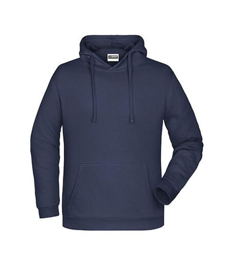 Sweat À Capuche Promo Homme Bleu Marine James And Nicholson