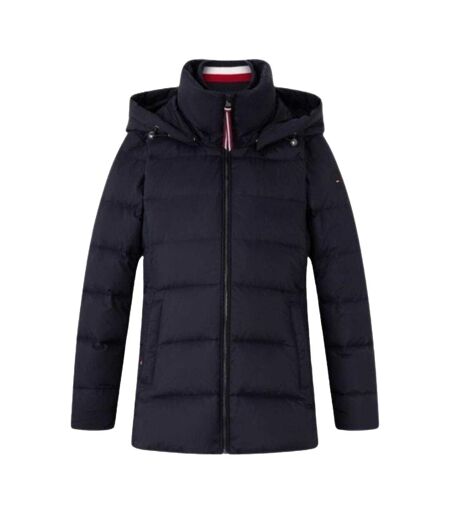 Doudoune Motif/style Matelassé Femme Bleu Marine Tommy Hilfiger