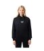 Sweat À Capuche Manches Longues Motif/style Logo Brodé Femme Noir Lacoste-4