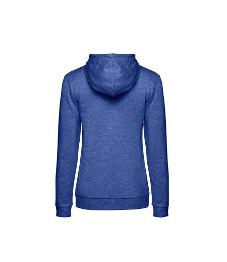 B&c Womens/ladies Sweat À Capuche Bleu Royal Chiné BANDC