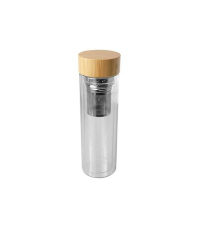 Bailey Bamboo 400ml Infuser Bottle One Size Clear Generic