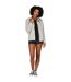 Womens/ladies Jessalyn Velour Full Zip Fleece Jacket Paloma Grey Marl Regatta-2