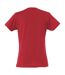 Clique Womens/Ladies Plain T-Shirt (Red) - UTUB363