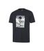 T-shirt Homme Sunrise En Coton Bio Anti-uv À Manches Courtes Noir Mountain Warehouse-3