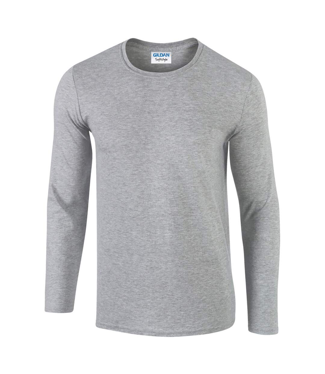 Gildan Mens Soft Style Long Sleeve T-Shirt (Sport Grey (RS))