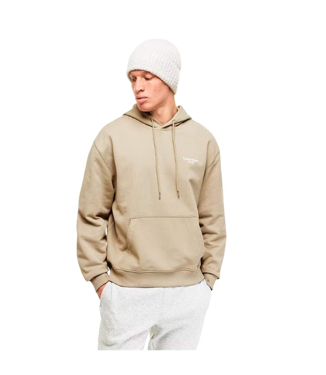 Unisex Adult Pullover Hoodie Marble Calvin Klein-4