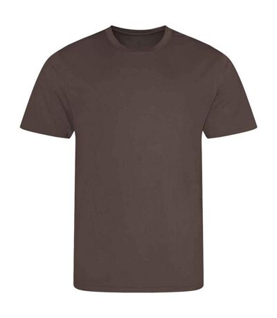 T-shirt homme marron foncé AWDis Cool