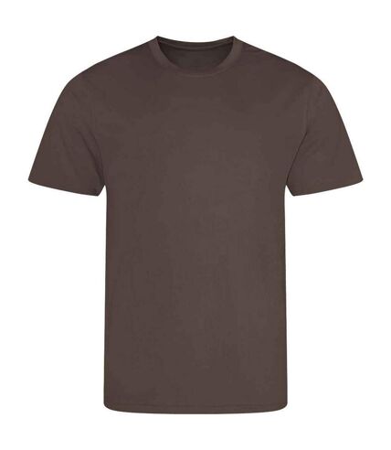 T-shirt homme marron foncé AWDis Cool