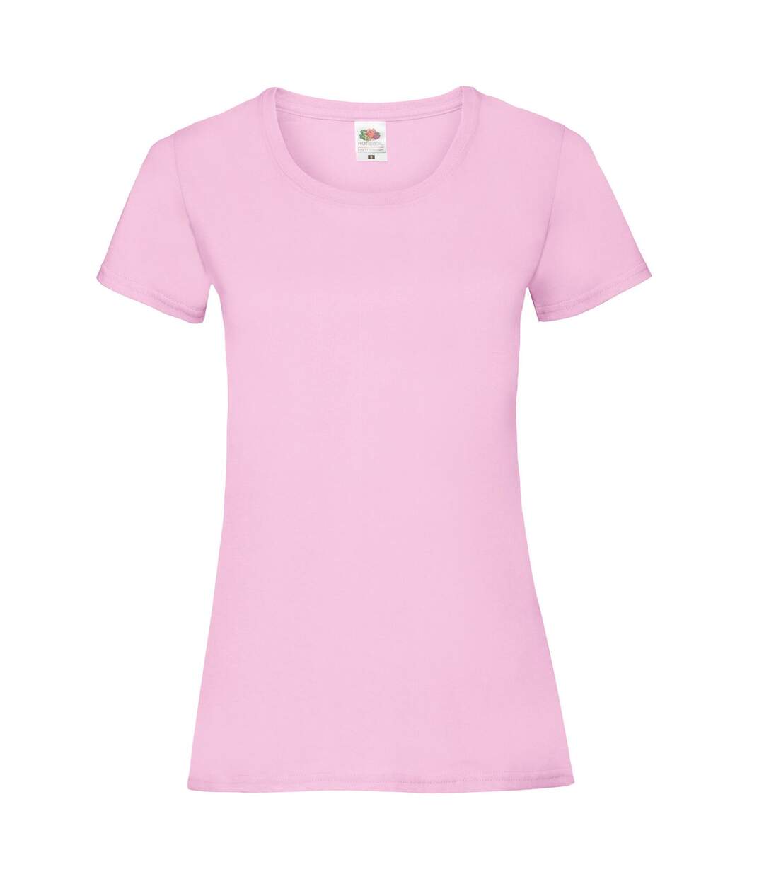 T-shirt Valueweight Femme Rose Clair Fruit Of The Loom-1