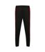 Finden & Hales Mens Knitted Tracksuit Pants (Black/Red) - UTPC3084