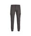 Pantalon fluide gris foncé homme jack & jones paul-1