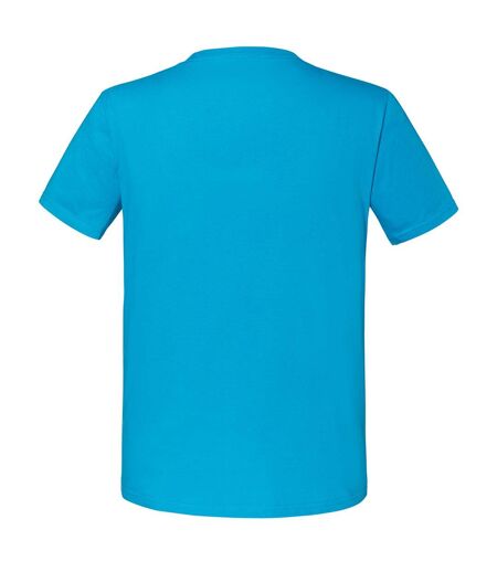 Mens Ringspun Premium T-shirt Azure Fruit Of The Loom