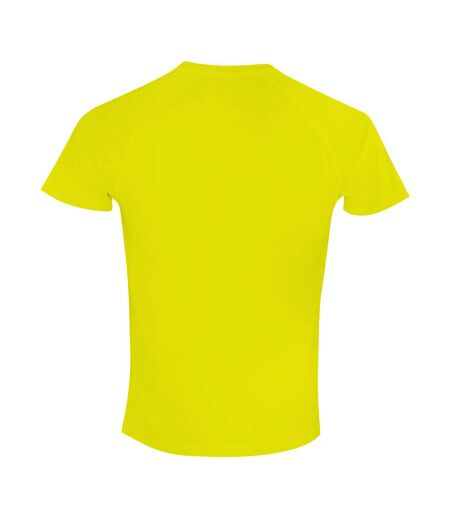 T-shirt impact aircool mixte jaune Spiro